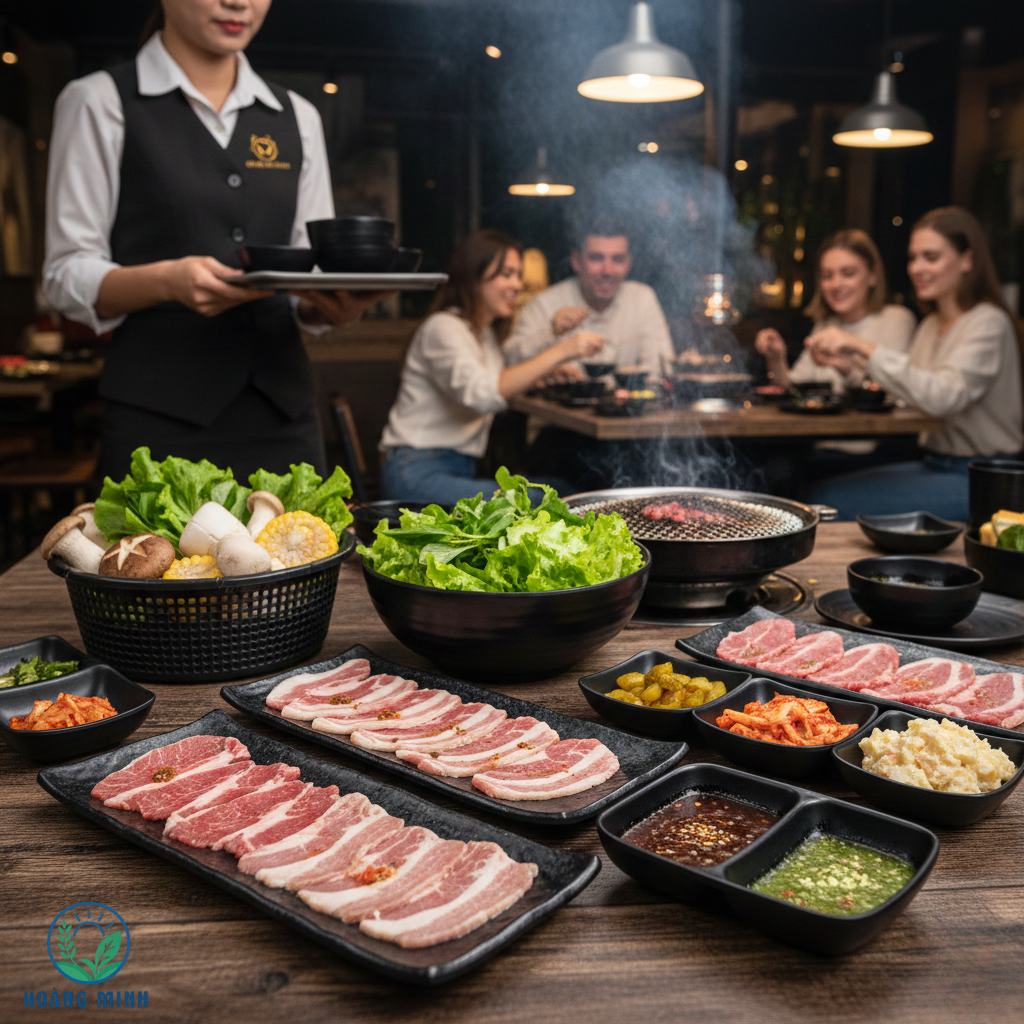 Xu Hướng Setup Bàn Ăn Nhà Hàng Hàn Quốc 2026: Đẳng Cấp, Tinh Tế & Tối Ưu Chi Phí